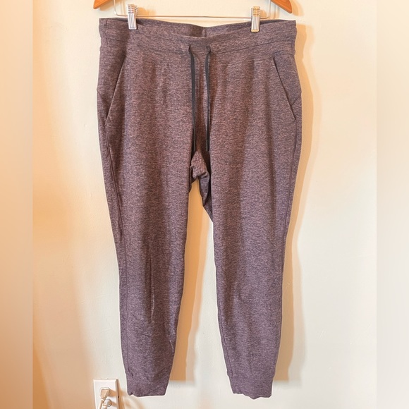Lululemon Warm Down Heathered Jogger Size 12 - Picture 1 of 11